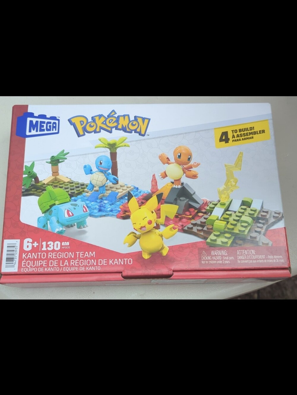 Mega Pokémon Kanto Region Team Building Set - Multicolor
